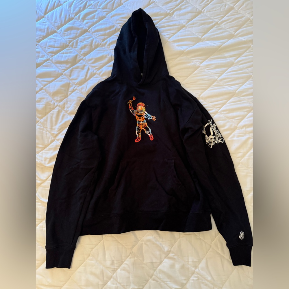 Billionaire Boys Club Black Hoodie with Astronaut Graphic